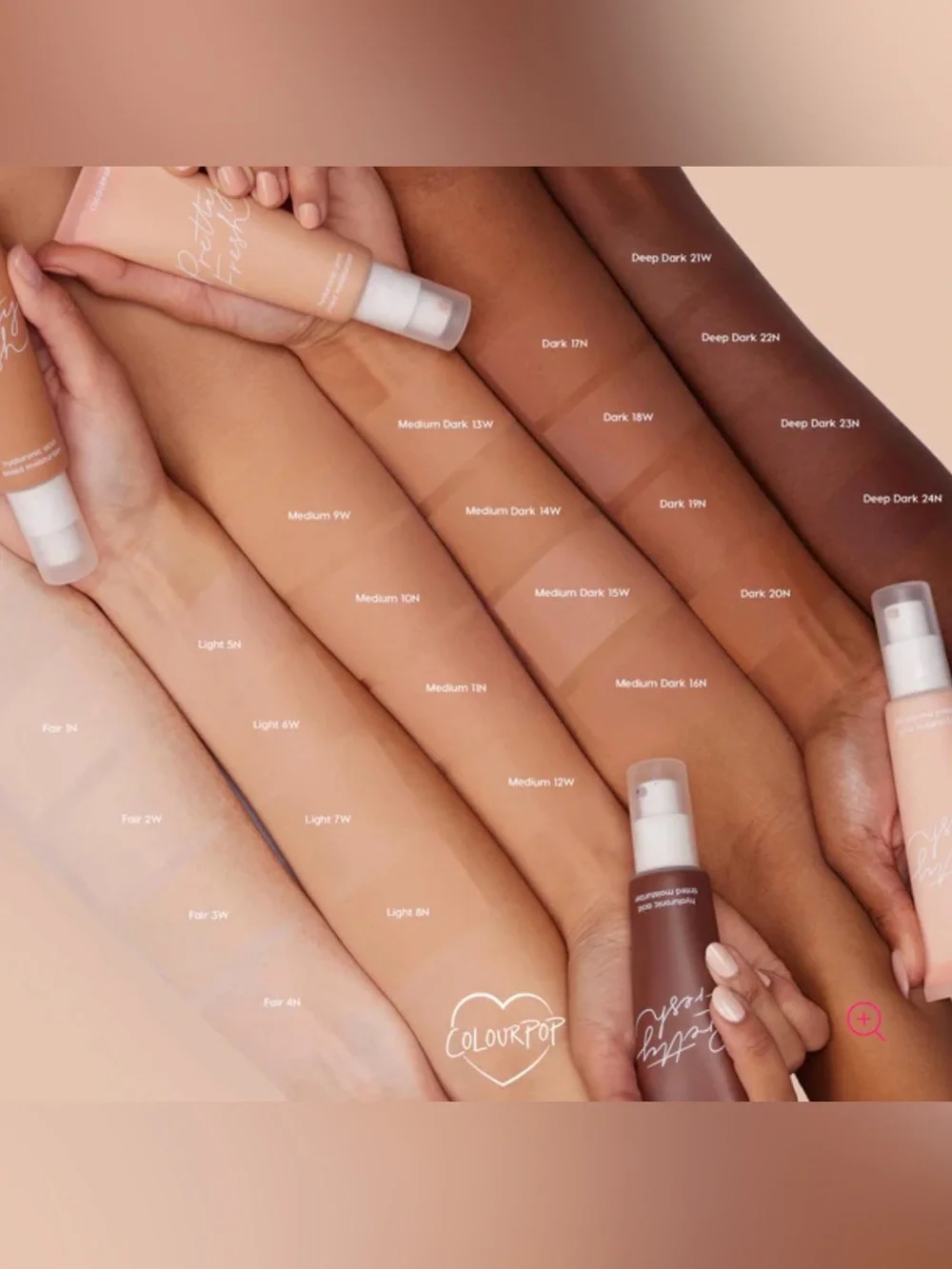 Colourpop Pretty Fresh Tinted Moisturizer in 6W
